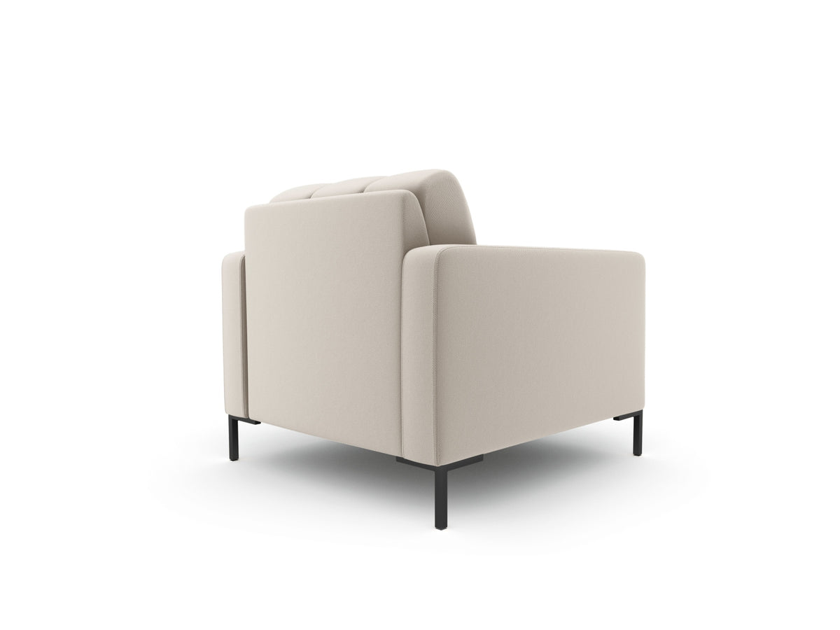 Mamaia Sessel 1 Sitz in Beige/Schwarz-Neve präsentiert im Onlineshop von KAQTU Design AG. Sessel ist von Micadoni