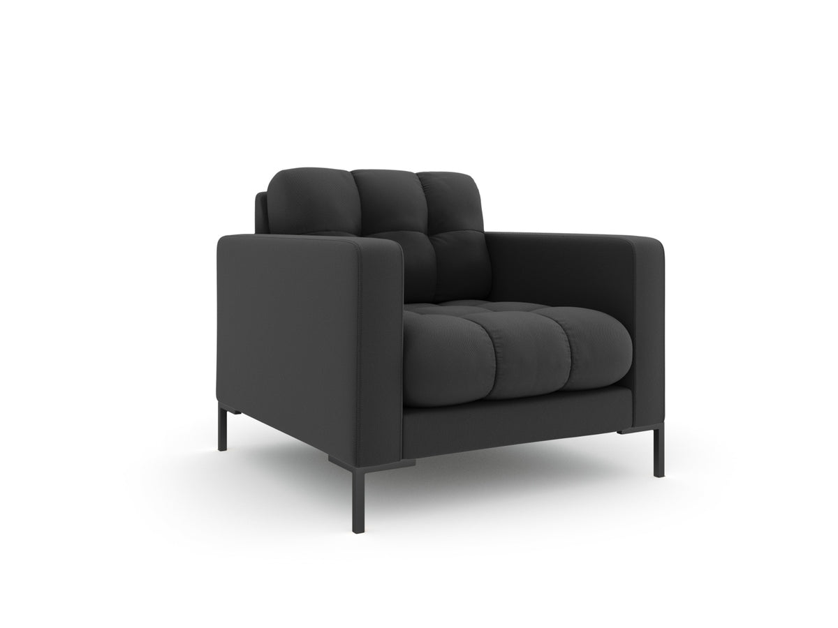 Mamaia Sessel 1 Sitz in Dark Grey/Schwarz-Neve präsentiert im Onlineshop von KAQTU Design AG. Sessel ist von Micadoni