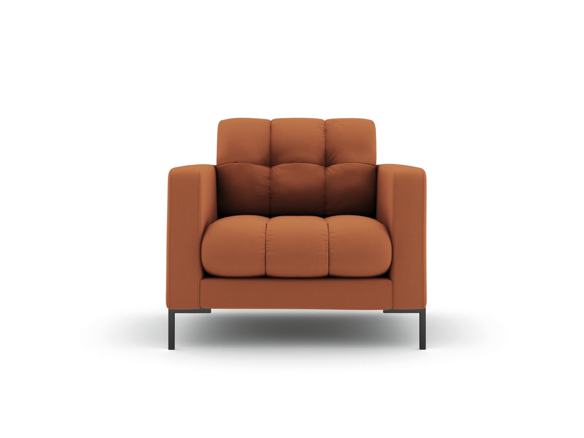 Mamaia Sessel 1 Sitz in Brick/Schwarz-Neve präsentiert im Onlineshop von KAQTU Design AG. Sessel ist von Micadoni