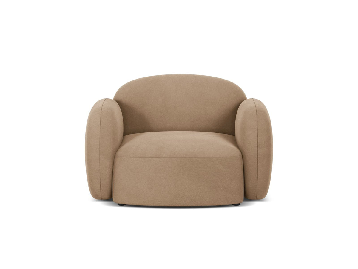 Blair Velour Armchair 1 Sitzer in Sand-Casino präsentiert im Onlineshop von KAQTU Design AG. Sessel ist von Micadoni