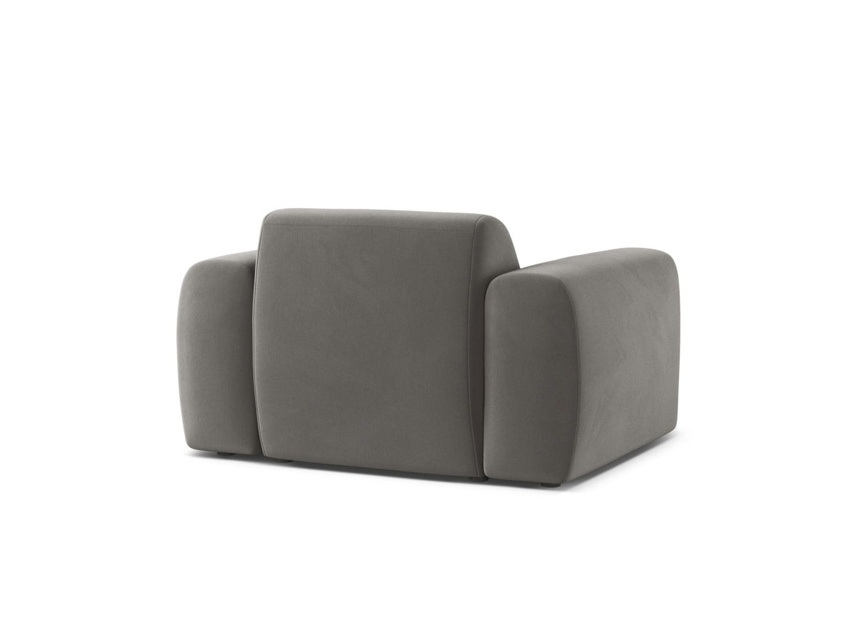 1-Sitzer Sessel Molino in Grey-Casino präsentiert im Onlineshop von KAQTU Design AG. Sessel ist von Micadoni