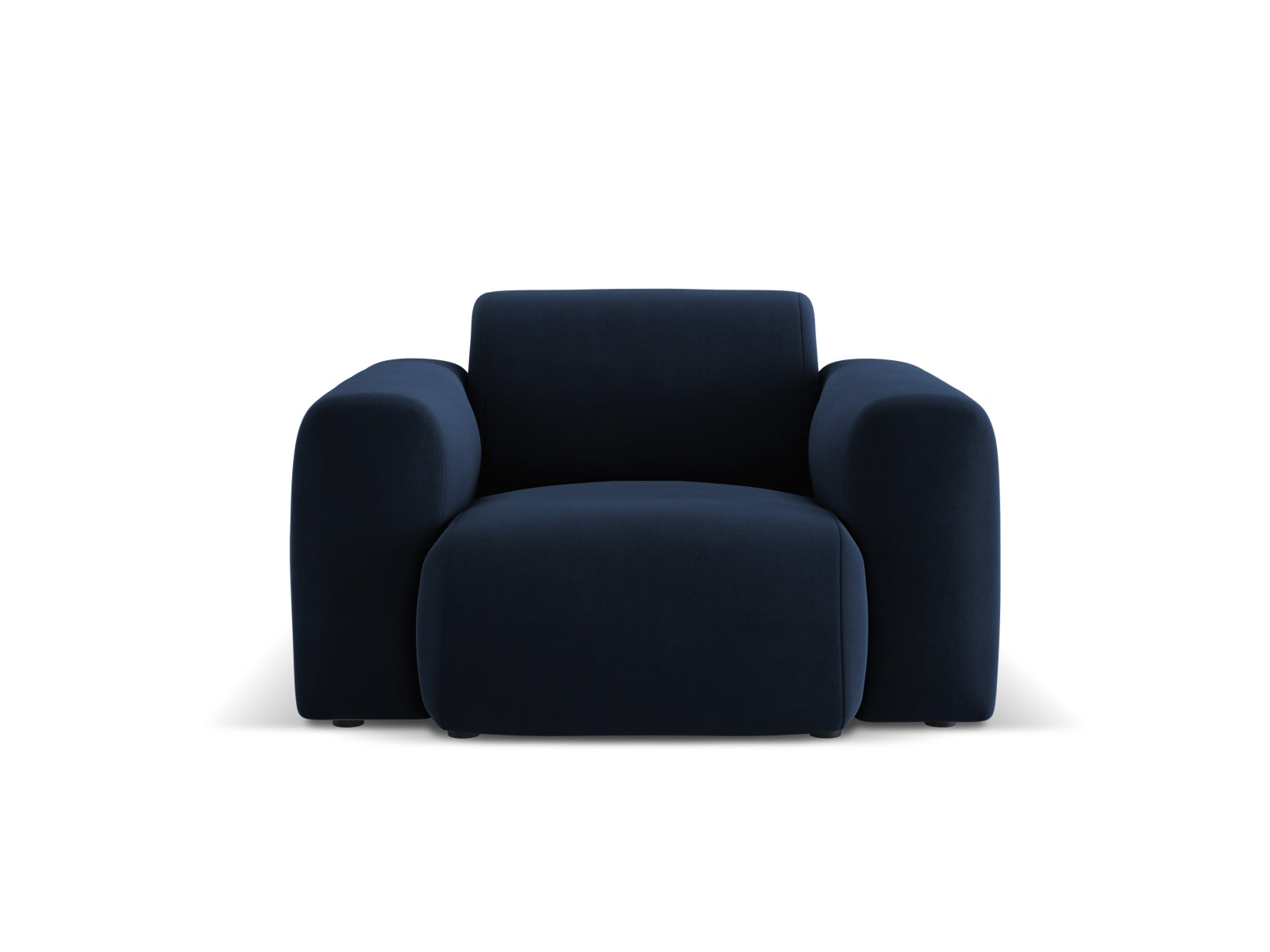 Molino Velour Armchair 1 Sitzer in Royal Blue-Casino präsentiert im Onlineshop von KAQTU Design AG. Sessel ist von Micadoni