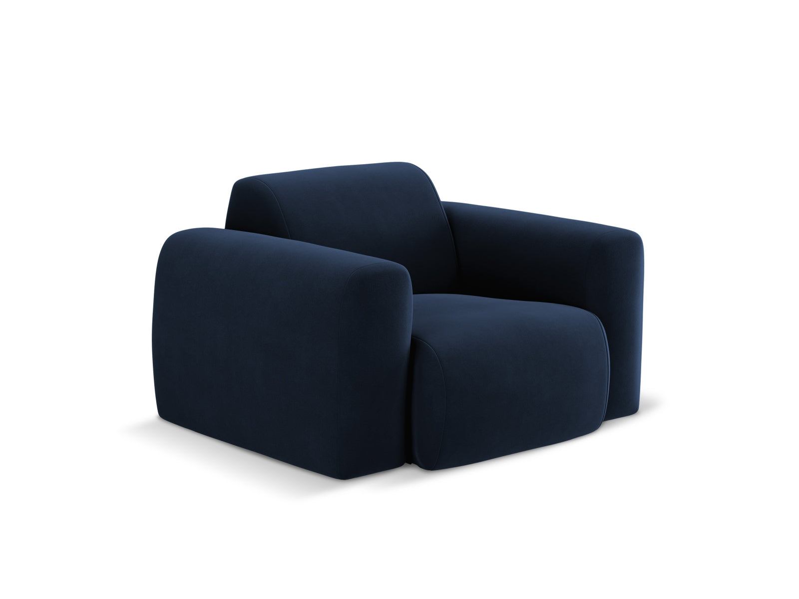 Molino Velour Armchair 1 Sitzer in Royal Blue-Casino präsentiert im Onlineshop von KAQTU Design AG. Sessel ist von Micadoni