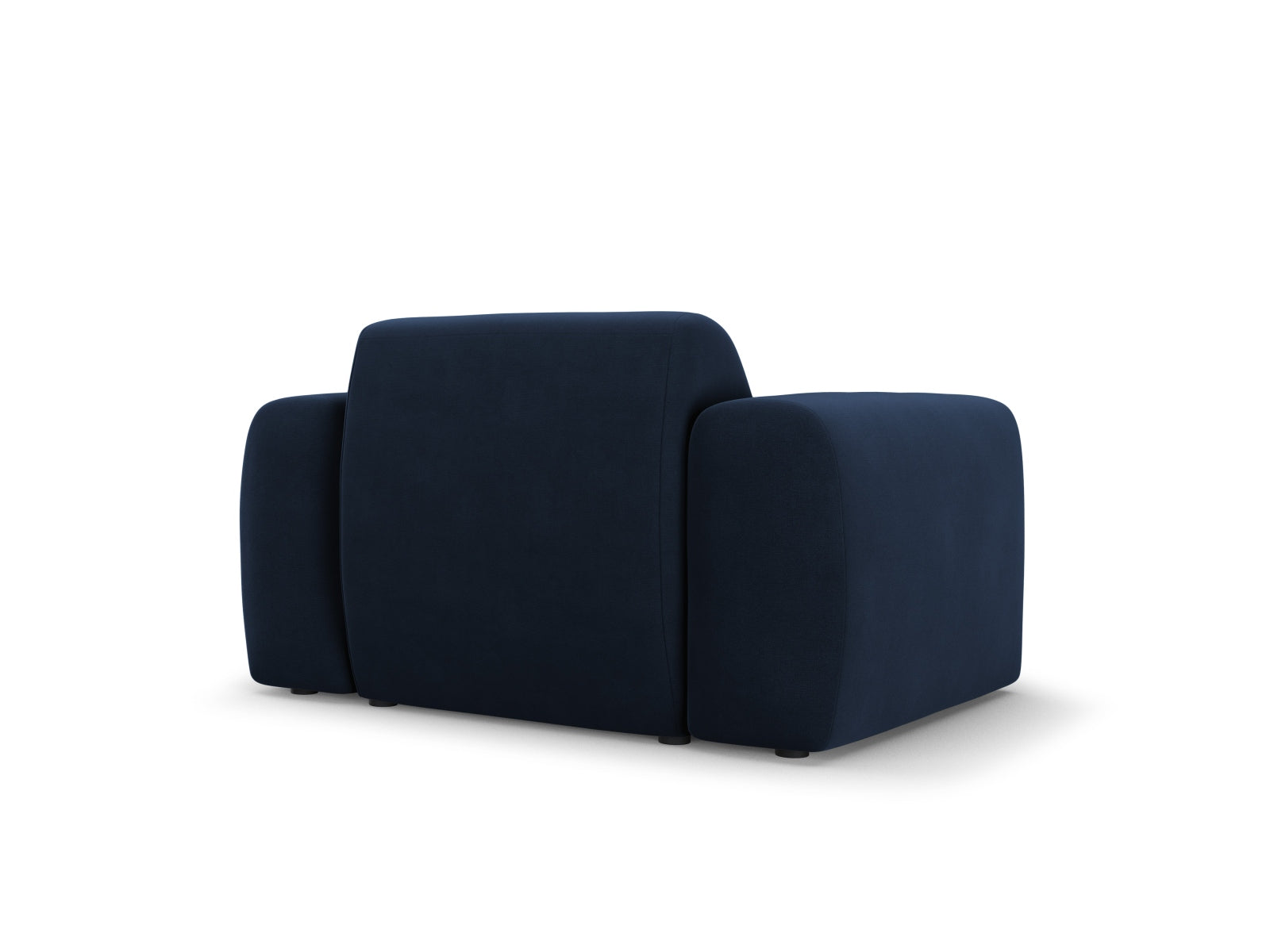 Molino Velour Armchair 1 Sitzer in Royal Blue präsentiert im Onlineshop von KAQTU Design AG. Sessel ist von Micadoni