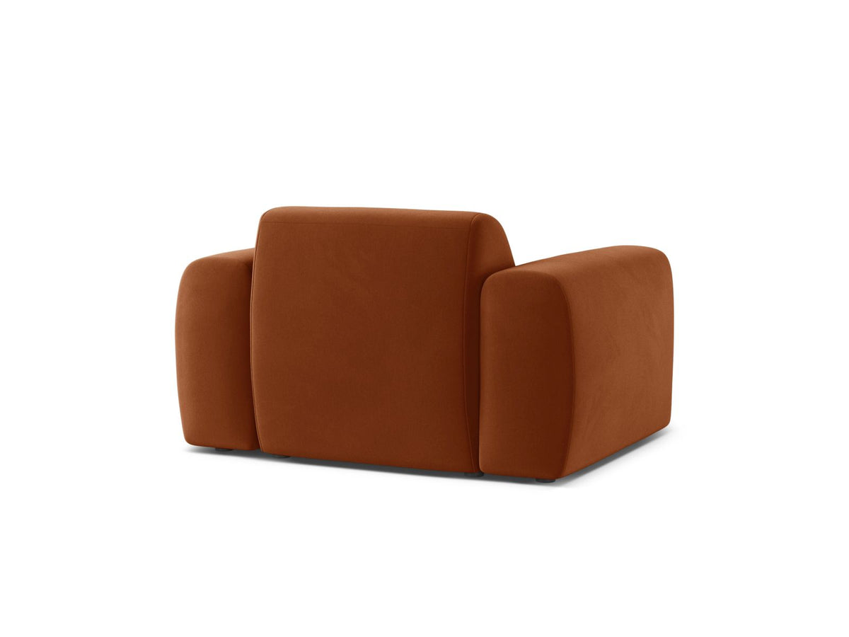1-Sitzer Sessel Molino in Terracotta-Casino präsentiert im Onlineshop von KAQTU Design AG. Sessel ist von Micadoni