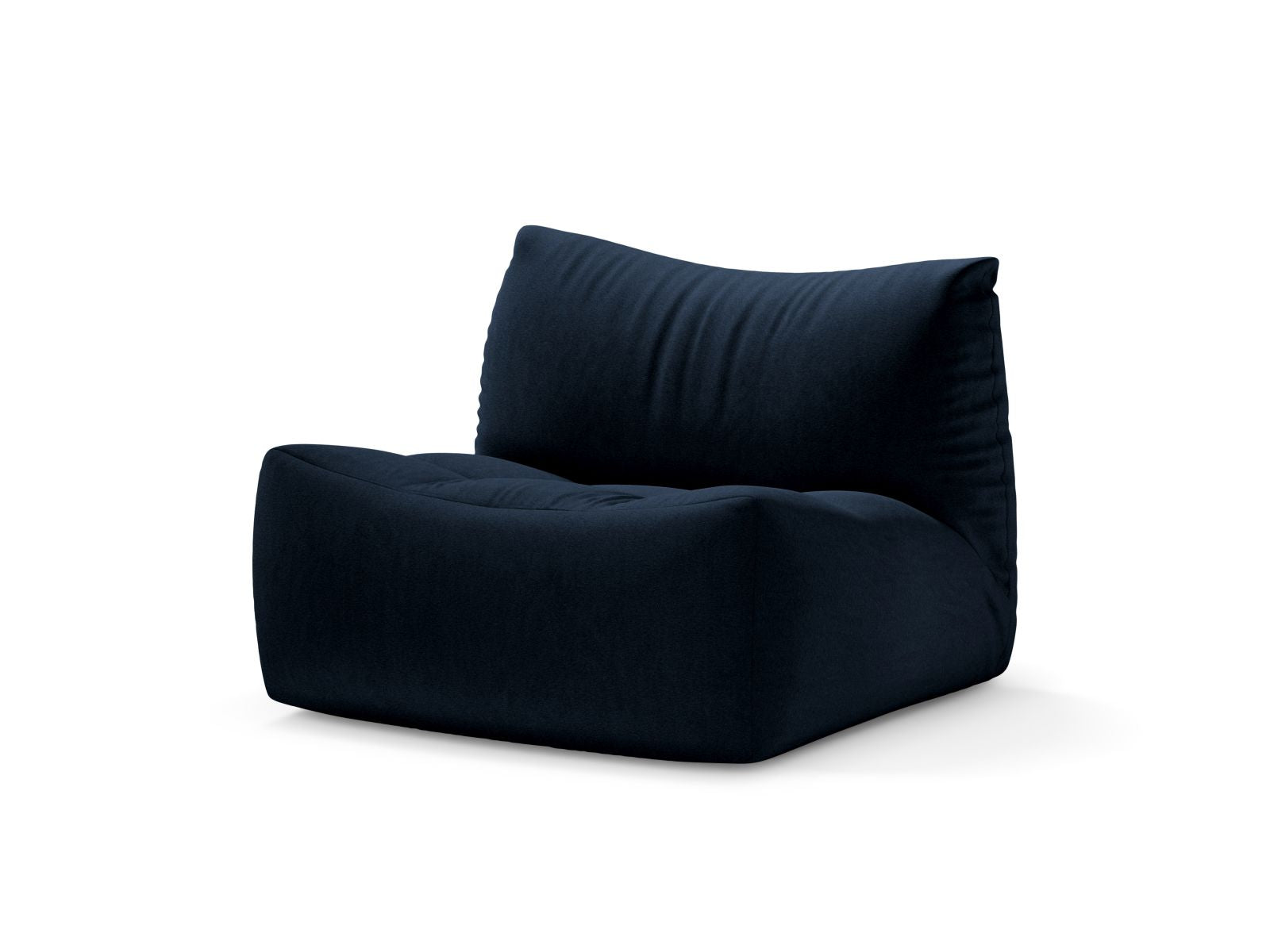 Eleganter 1-Sitzer Sessel Tove in Royal Blue-Casino, ideal für stilvolle Wohnräume, von Micadoni, präsentiert von KAQTU Design AG.