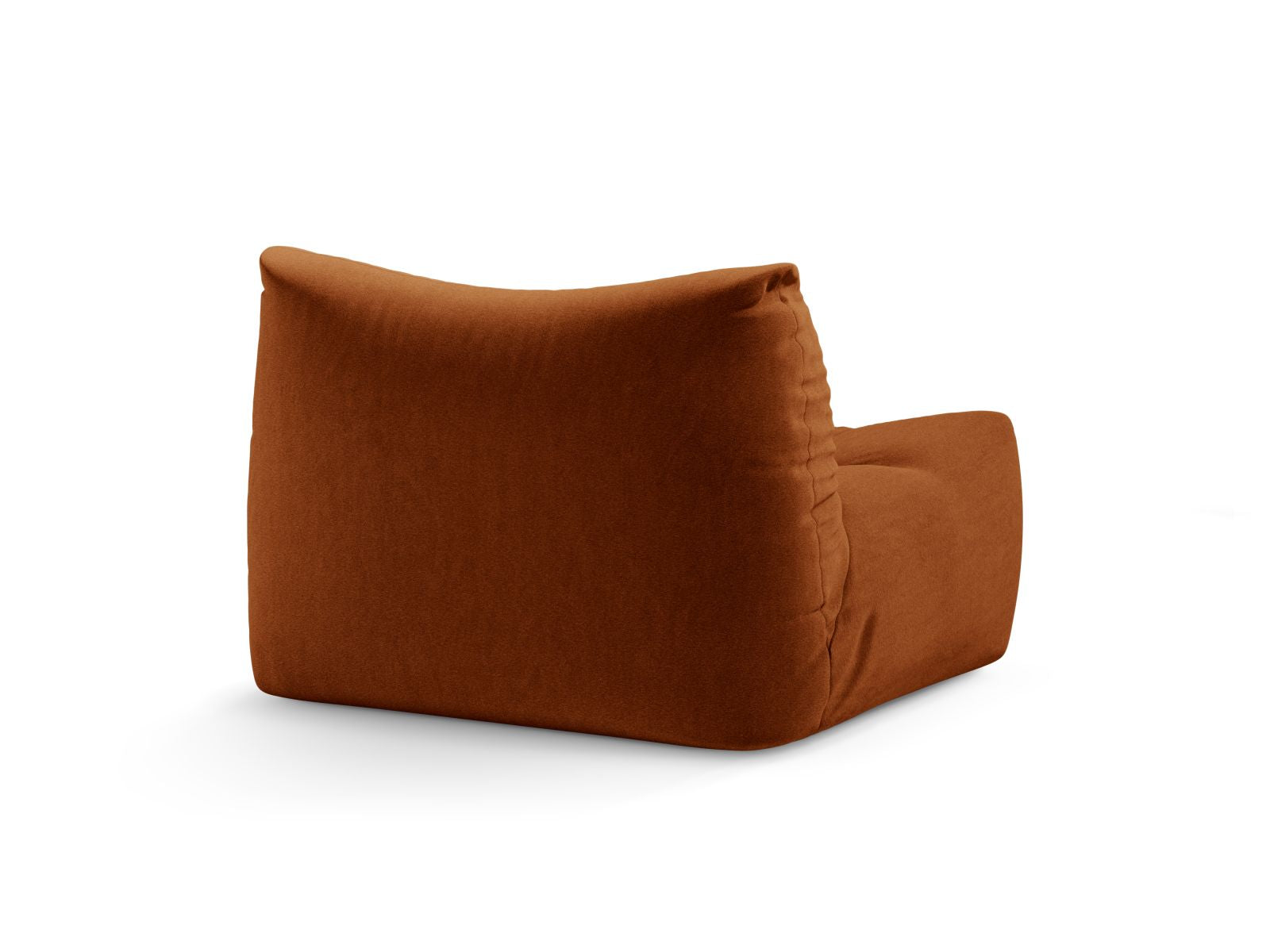 Eleganter 1-Sitzer Sessel Tove in warmem Terracotta, ideal für entspannte Stunden und als Blickfang in jedem Raum.