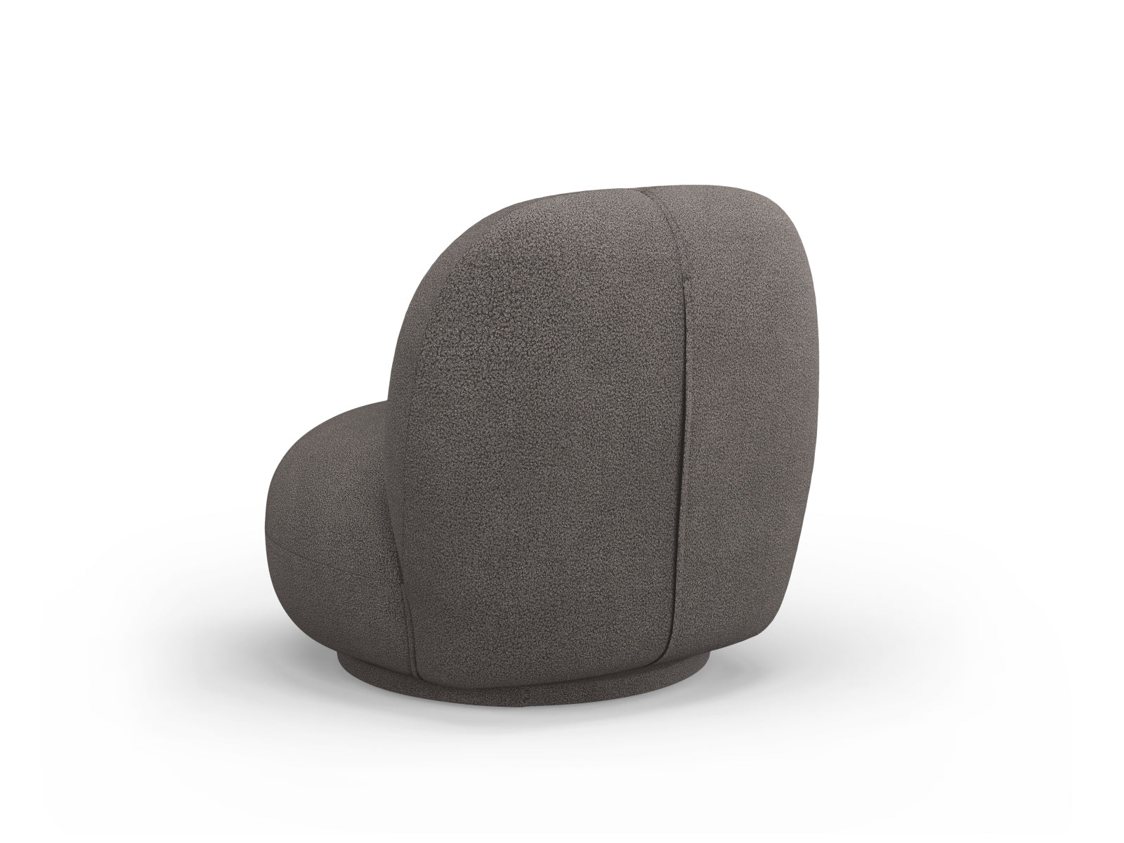 Erleben Sie den Chuck Swivel Boucle Armchair 1 Sitzer von Micadoni – eleganter Drehstuhl aus luxuriösem Boucle, ideal für Ihr modernes Zuhause.