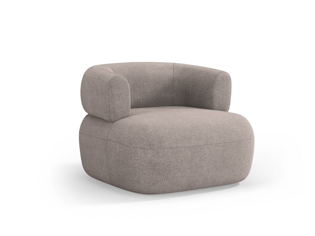 Jenny Sessel 1 Sitz in Light Brown-Now or Never präsentiert im Onlineshop von KAQTU Design AG. Sessel ist von Micadoni
