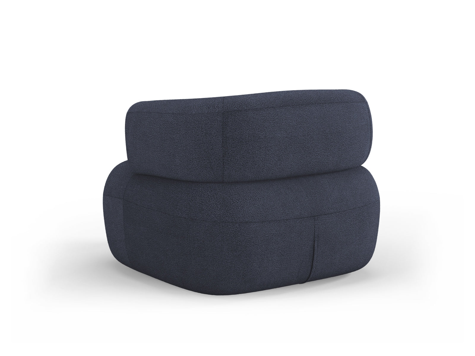 Eleganter Jenny Sessel in kräftigem Blau, vereint zeitgemäßes Design mit hervorragendem Sitzkomfort. Perfekt für stilvolle Wohnräume.