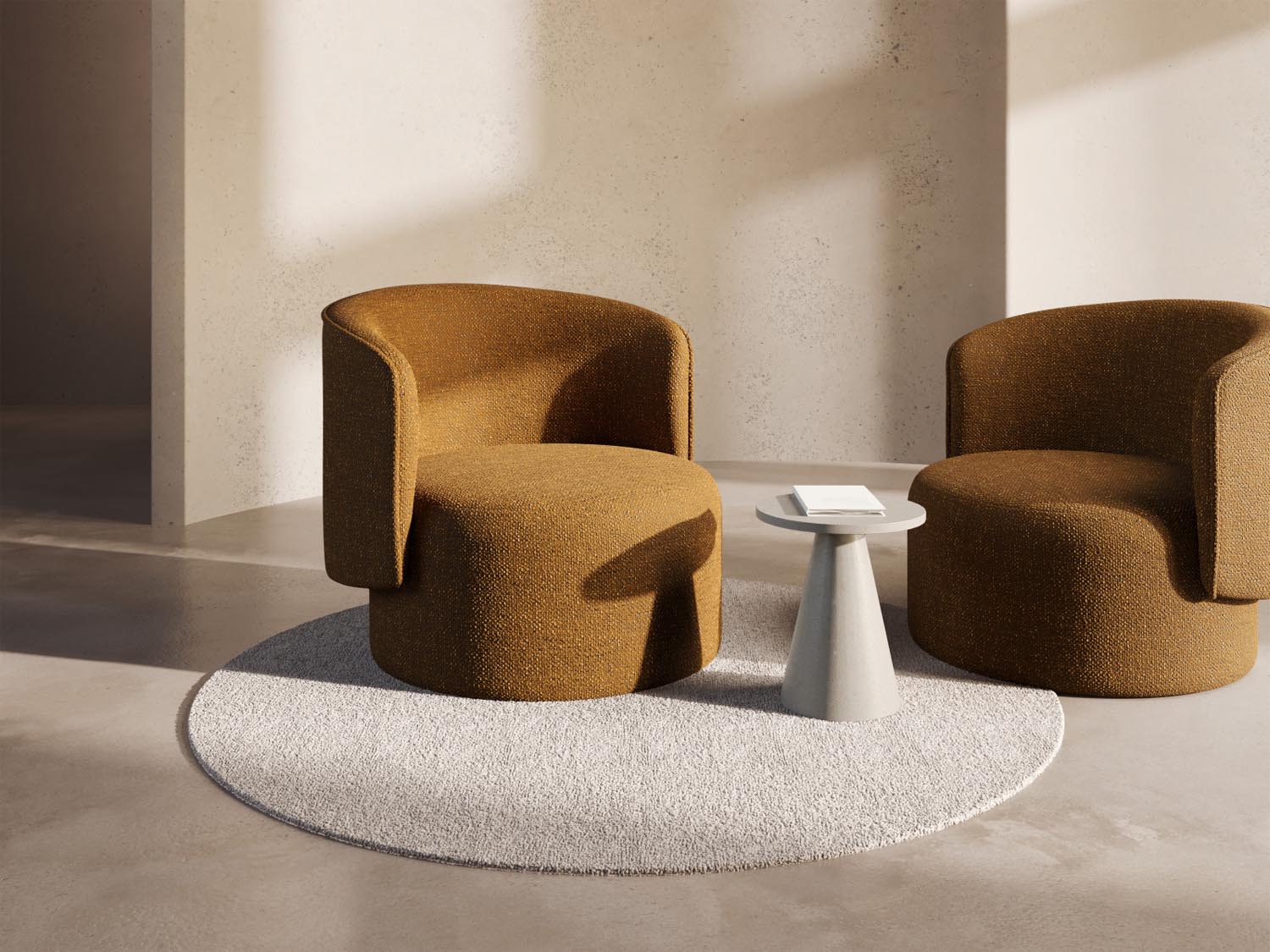 Entdecken Sie den eleganten Golda Sessel 1 Sitzer von Micadoni – ein luxuriöser Velours-Sessel, perfekt für stilvolle Wohnräume und entspannte Stunden.