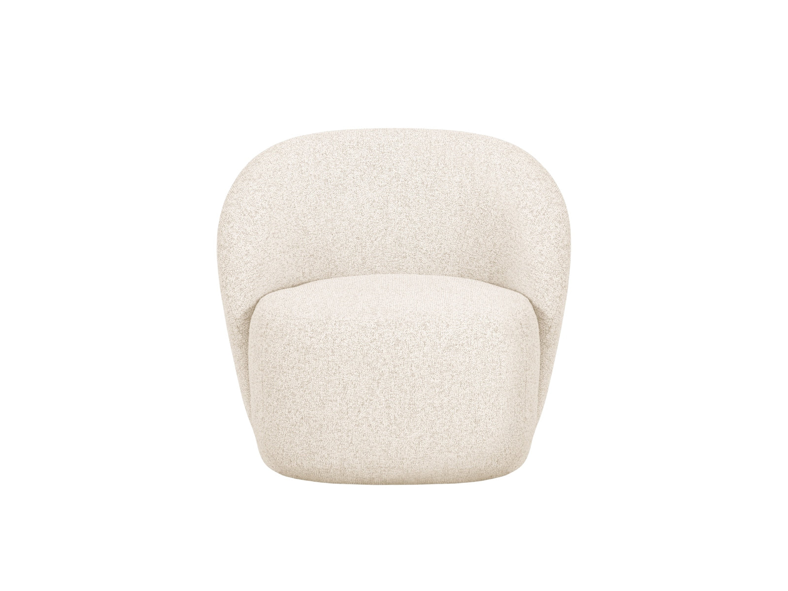 1-Sitzer Sessel Corey in Light Beige Melange-Puente präsentiert im Onlineshop von KAQTU Design AG. Sessel ist von Micadoni