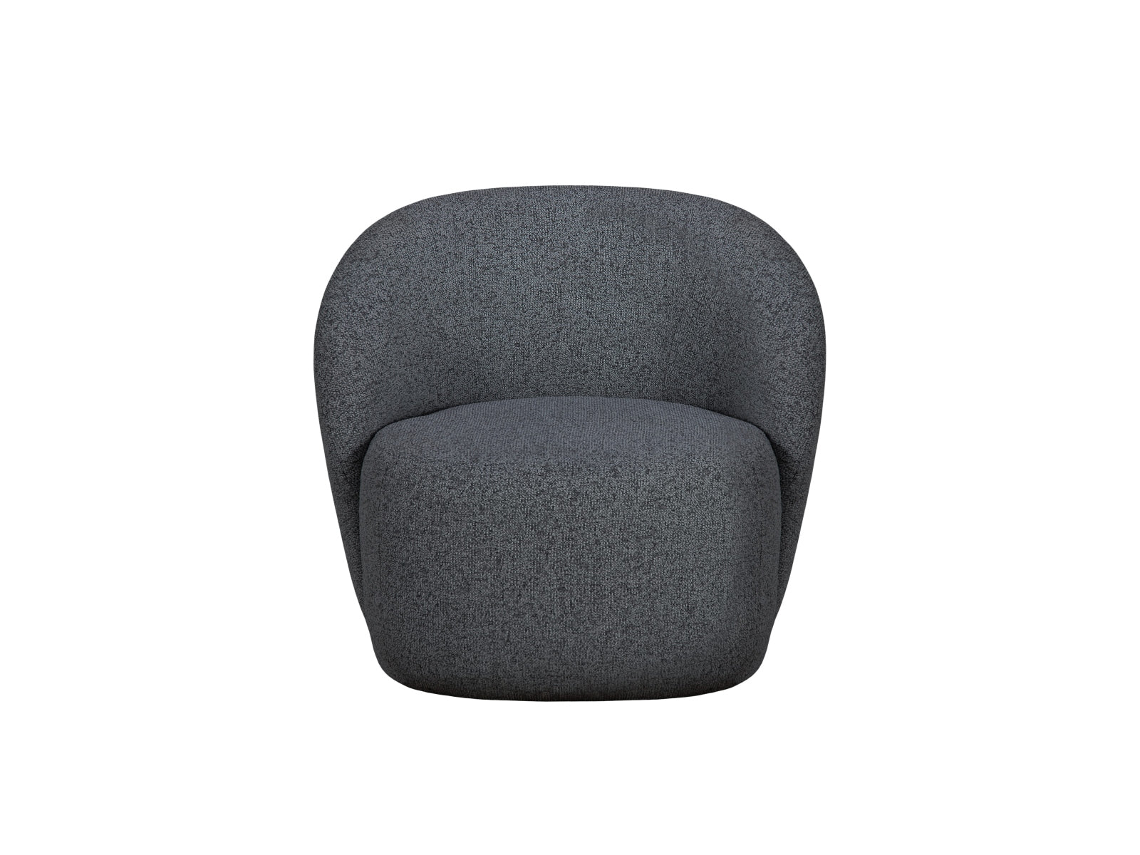 1-Sitzer Sessel Corey in Dark Grey Melange-Puente präsentiert im Onlineshop von KAQTU Design AG. Sessel ist von Micadoni