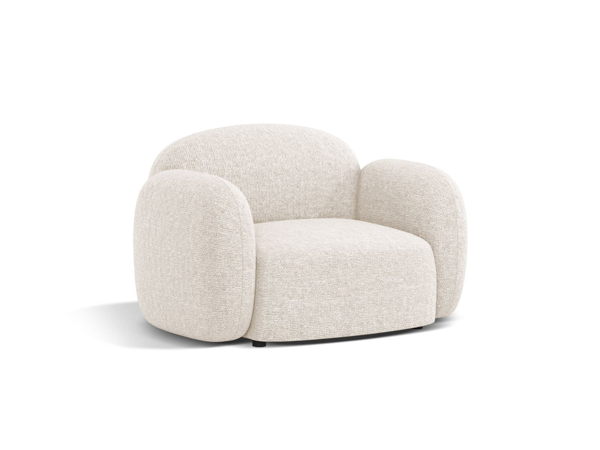1-Sitzer Sessel Blair in Light Beige-Eden präsentiert im Onlineshop von KAQTU Design AG. Sessel ist von Micadoni