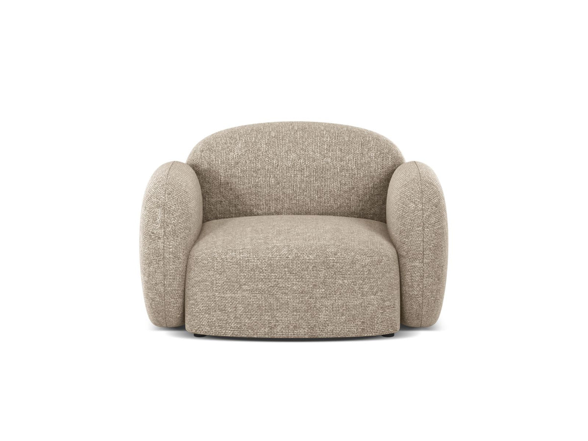 1-Sitzer Sessel Blair in Dark Beige-Eden präsentiert im Onlineshop von KAQTU Design AG. Sessel ist von Micadoni