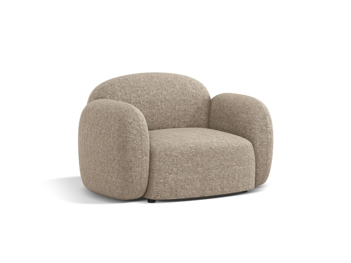 1-Sitzer Sessel Blair in Dark Beige-Eden präsentiert im Onlineshop von KAQTU Design AG. Sessel ist von Micadoni