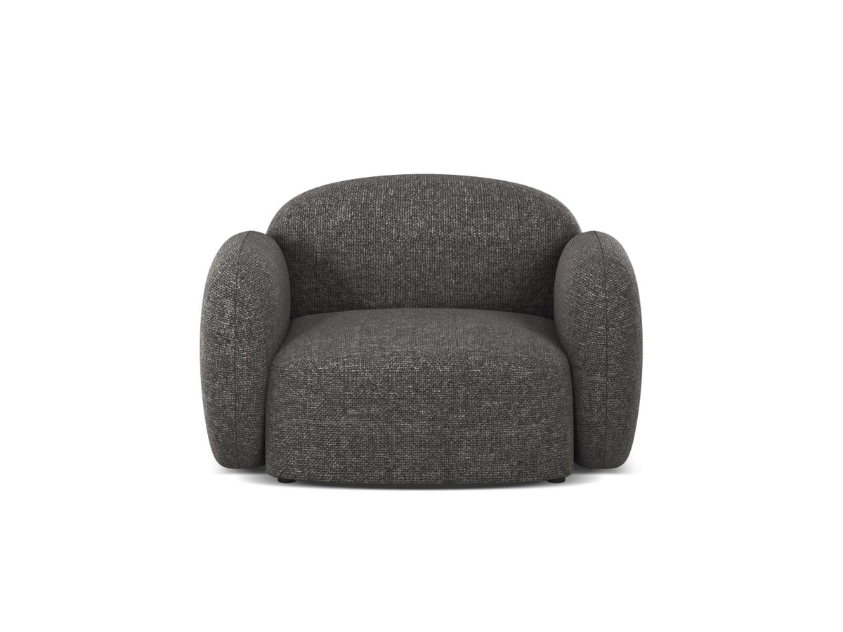 1-Sitzer Sessel Blair in Dark Grey-Eden präsentiert im Onlineshop von KAQTU Design AG. Sessel ist von Micadoni