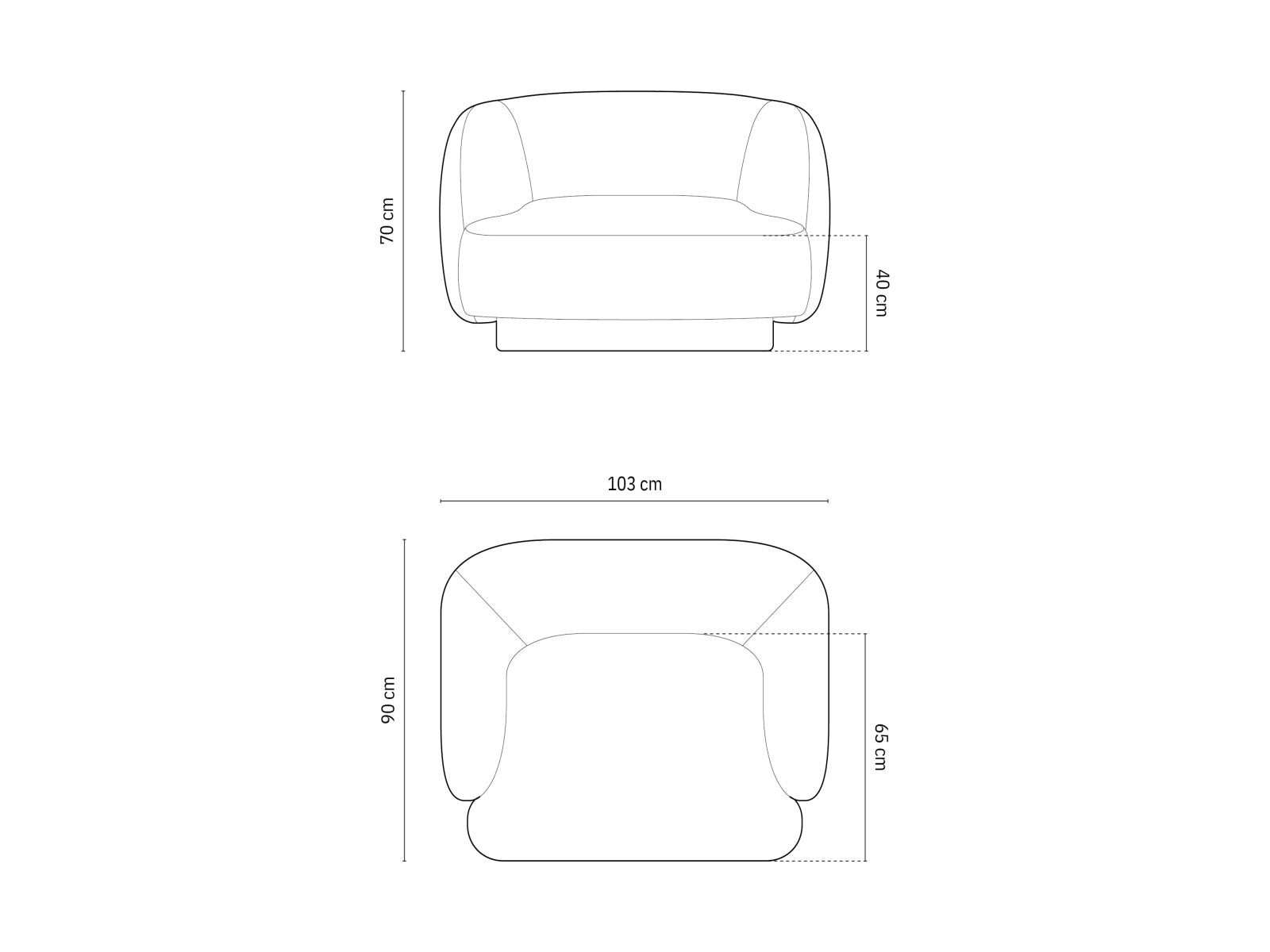 Erleben Sie den komfortablen Miley Sessel 1 Sitz von Micadoni – ein elegantes Möbelstück, das Stil und Bequemlichkeit vereint.