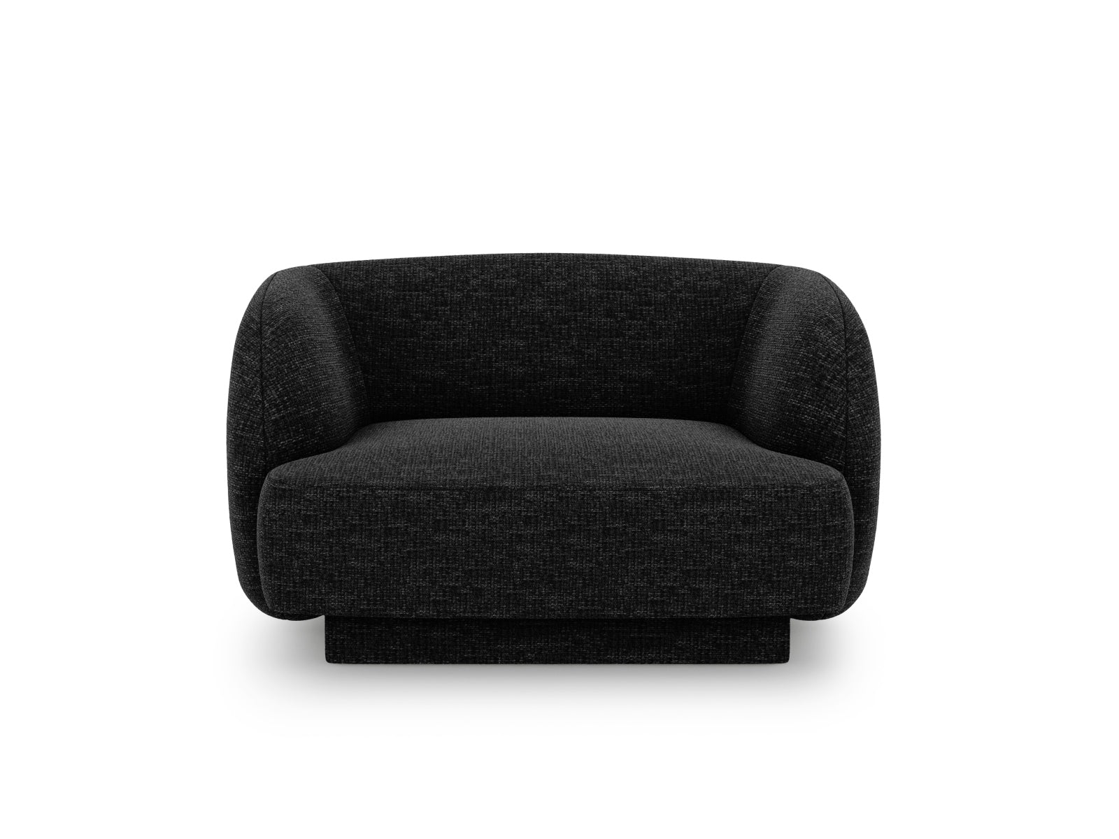 Miley Sessel 1 Sitz in Anthracite-Eden präsentiert im Onlineshop von KAQTU Design AG. Sessel ist von Micadoni