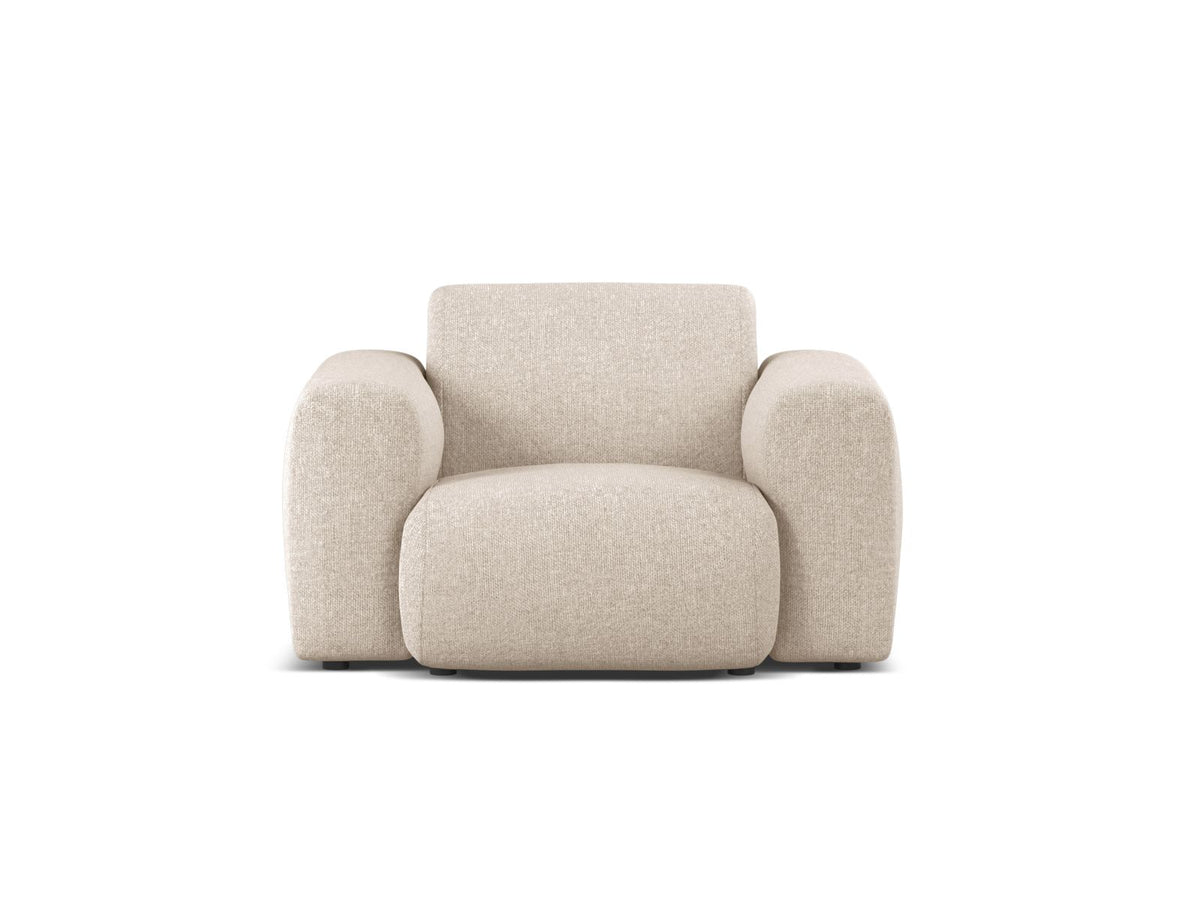 1-Sitzer Sessel Molino in Light Beige-Eden präsentiert im Onlineshop von KAQTU Design AG. Sessel ist von Micadoni