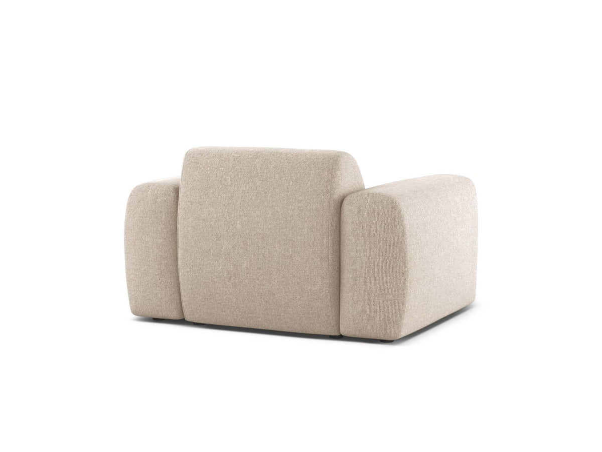 1-Sitzer Sessel Molino in Light Beige-Eden präsentiert im Onlineshop von KAQTU Design AG. Sessel ist von Micadoni