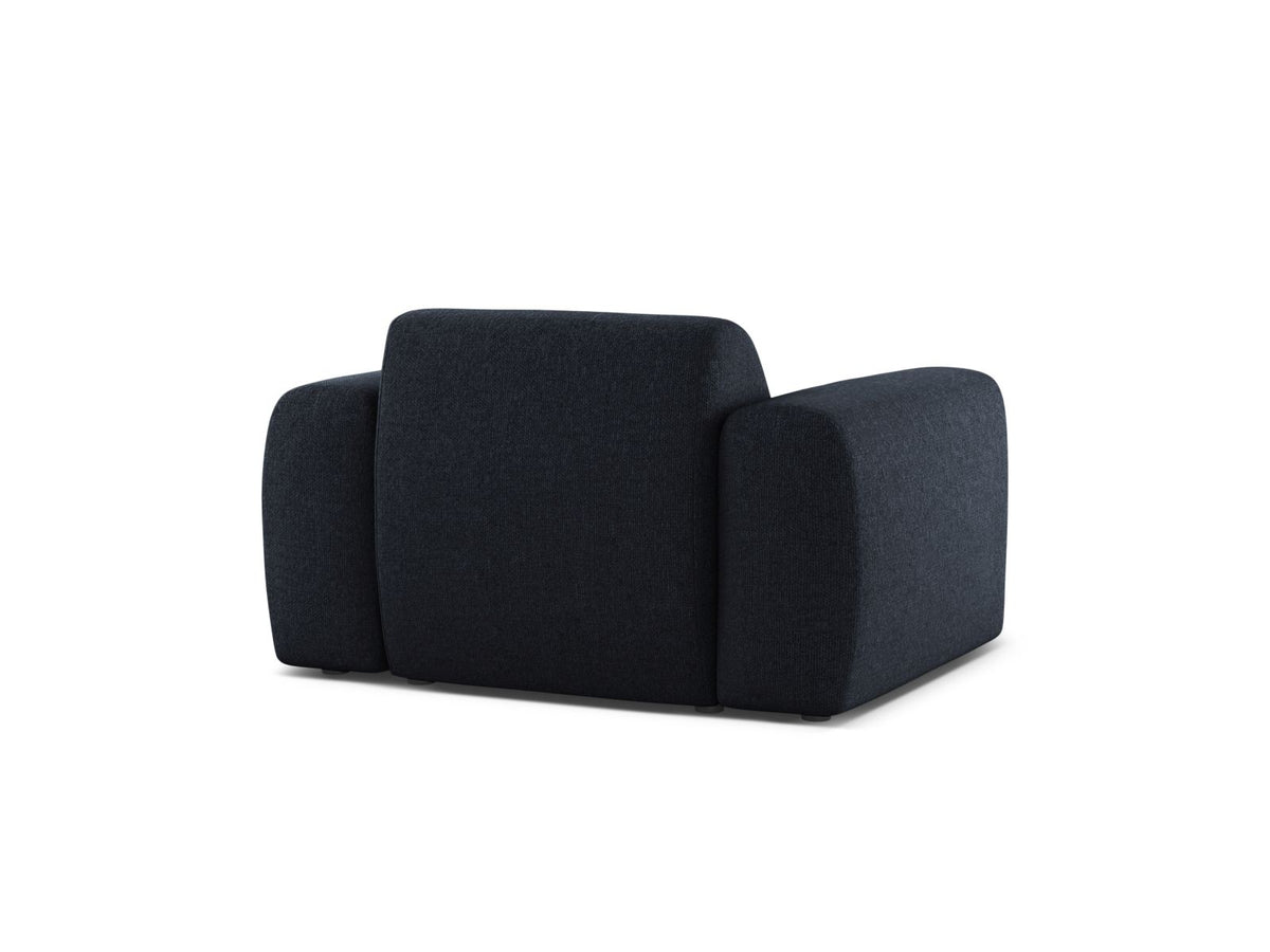 1-Sitzer Sessel Molino in Navy Blue-Eden präsentiert im Onlineshop von KAQTU Design AG. Sessel ist von Micadoni