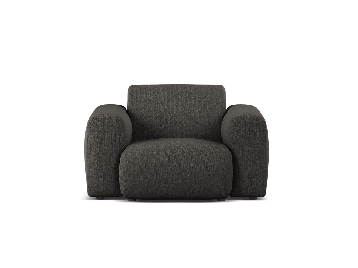 1-Sitzer Sessel Molino in Dark Grey-Eden präsentiert im Onlineshop von KAQTU Design AG. Sessel ist von Micadoni