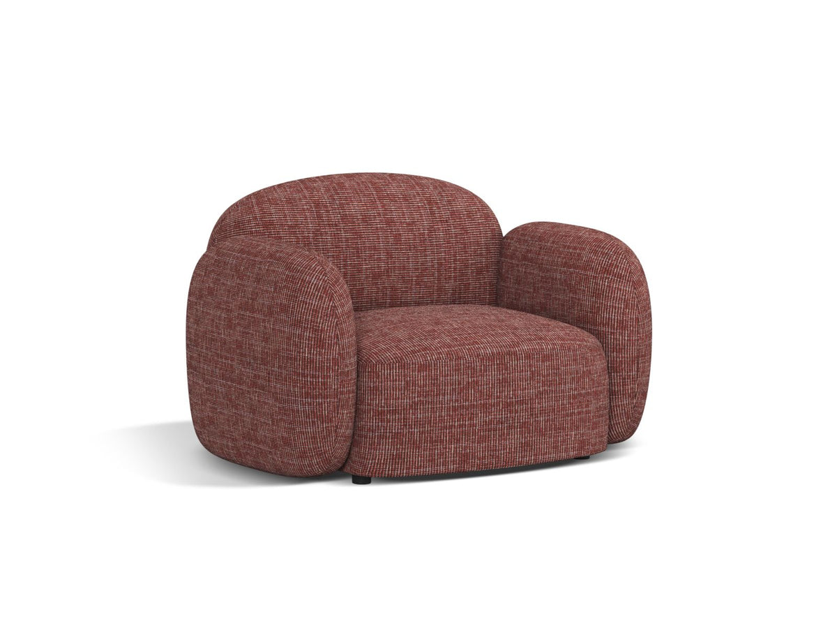 1-Sitzer Sessel Blair in Red-Baltimore präsentiert im Onlineshop von KAQTU Design AG. Sessel ist von Micadoni