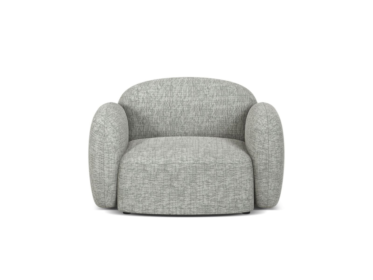 1-Sitzer Sessel Blair in Warm grey-Baltimore präsentiert im Onlineshop von KAQTU Design AG. Sessel ist von Micadoni