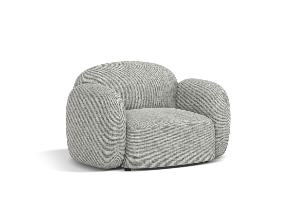 1-Sitzer Sessel Blair in Warm grey-Baltimore präsentiert im Onlineshop von KAQTU Design AG. Sessel ist von Micadoni