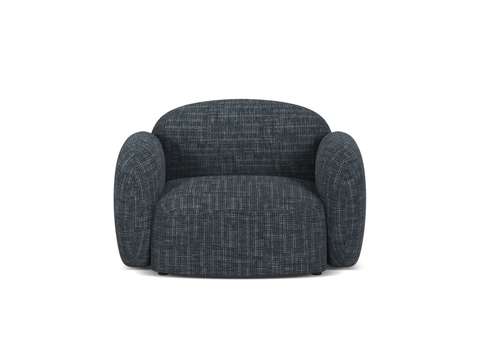1-Sitzer Sessel Blair in Navy Blue-Baltimore präsentiert im Onlineshop von KAQTU Design AG. Sessel ist von Micadoni