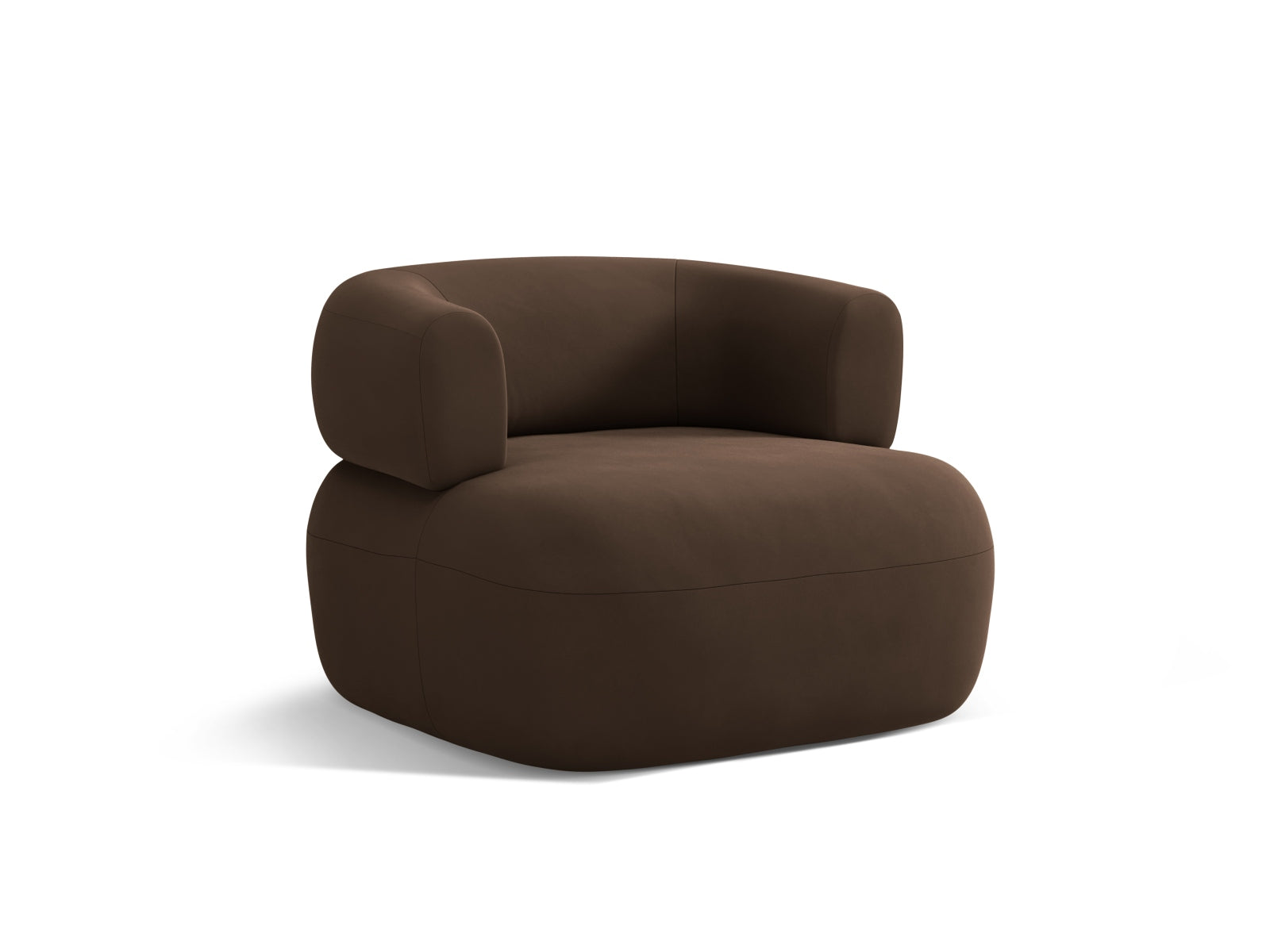 Erleben Sie den Jenny Velour Sessel 1 Sitz von Micadoni – eine harmonische Verbindung aus Komfort und modernem Design für Ihr Zuhause.