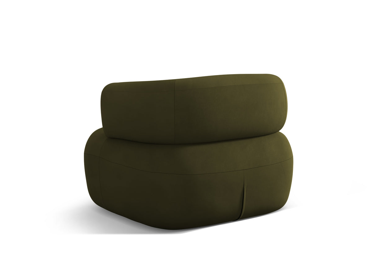 Jenny Velour Sessel 1 Sitz in Green-Salvador präsentiert im Onlineshop von KAQTU Design AG. Sessel ist von Micadoni