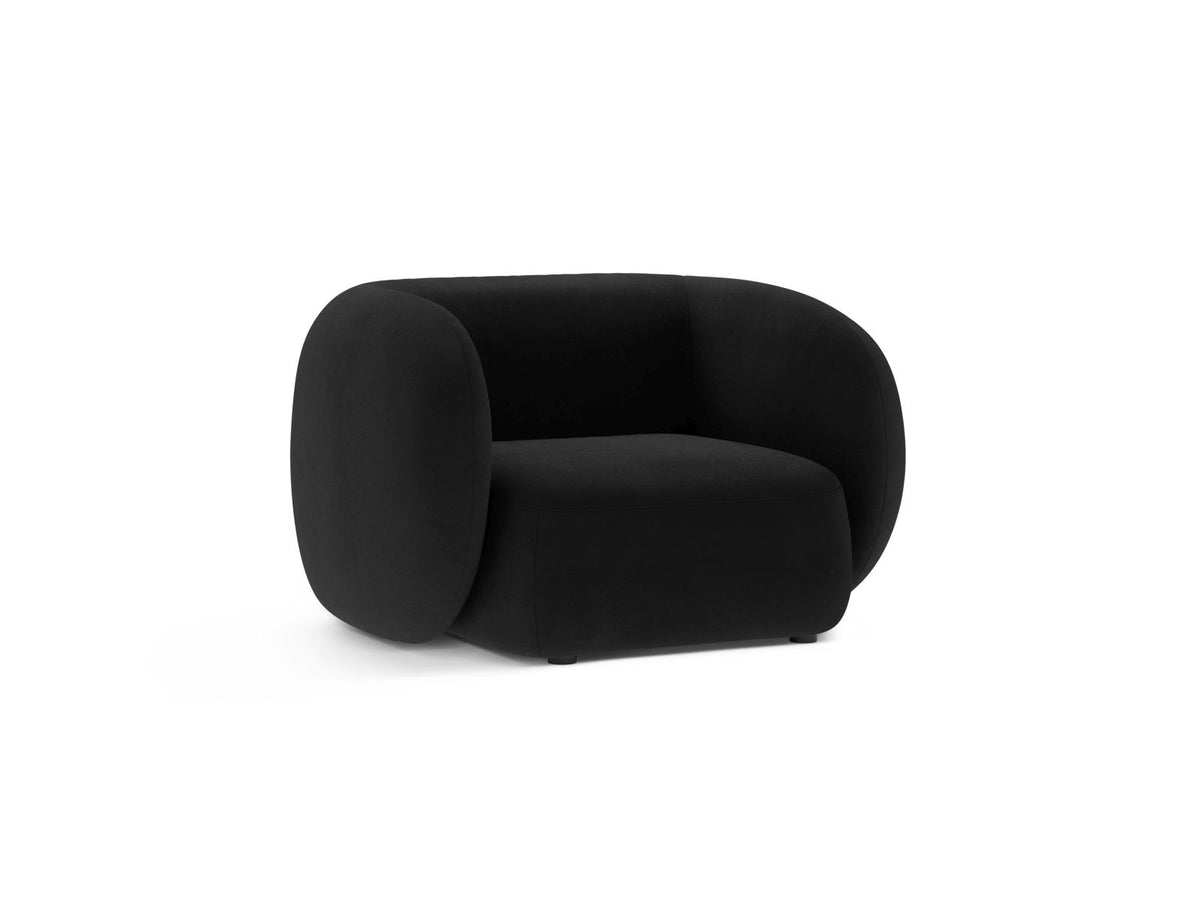 1-Sitzer Sessel Kate in Black-Salvador präsentiert im Onlineshop von KAQTU Design AG. Sessel ist von Micadoni