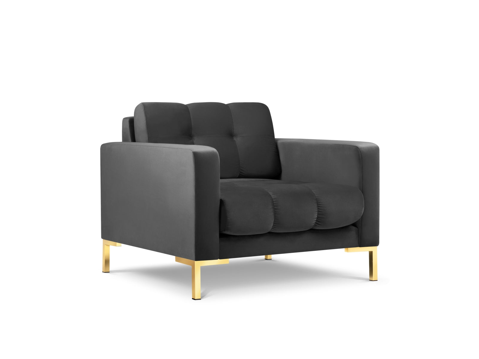 Erleben Sie den Mamaia Velour Sessel 1 Sitz von Micadoni – ein stilvolles Möbelstück, das Komfort und Eleganz in Ihr Zuhause bringt.