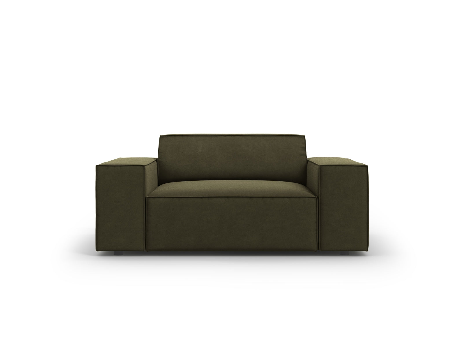 Jodie Velour Sessel 1 Sitz in Green-Bluvel präsentiert im Onlineshop von KAQTU Design AG. Sessel ist von Micadoni