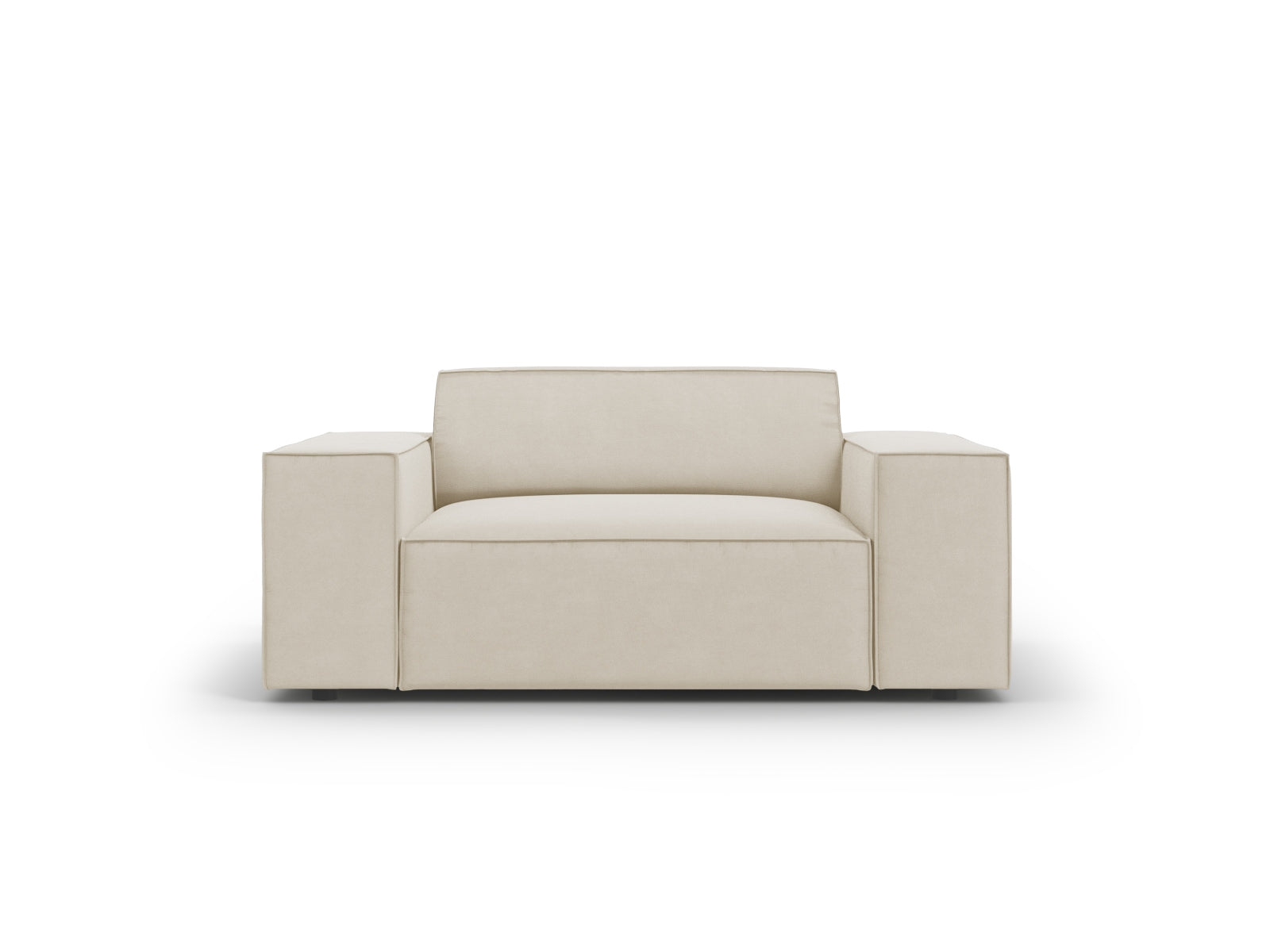 Jodie Velour Sessel 1 Sitz in Dark Beige präsentiert im Onlineshop von KAQTU Design AG. Sessel ist von Micadoni