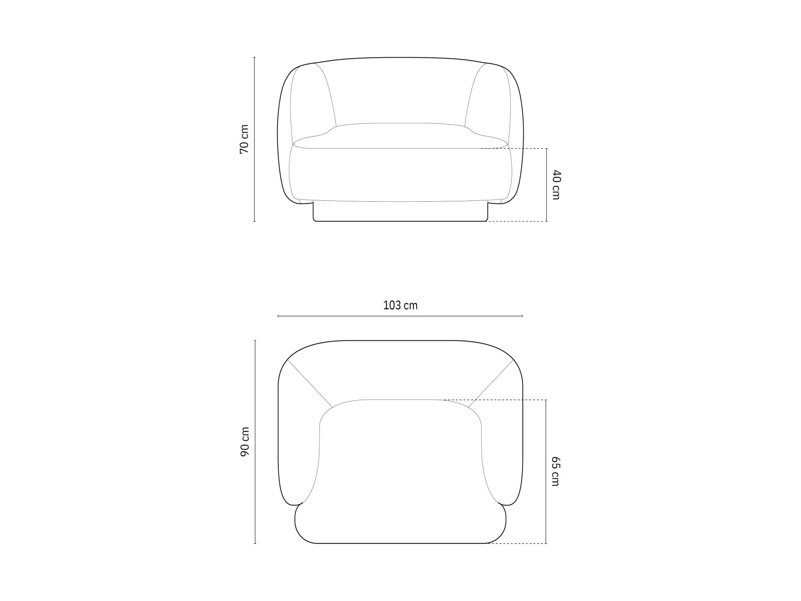 Erleben Sie den Miley Velour Sessel 1 Sitz von Micadoni – ein eleganter Sessel, der Komfort und Stil in Ihr Zuhause bringt.
