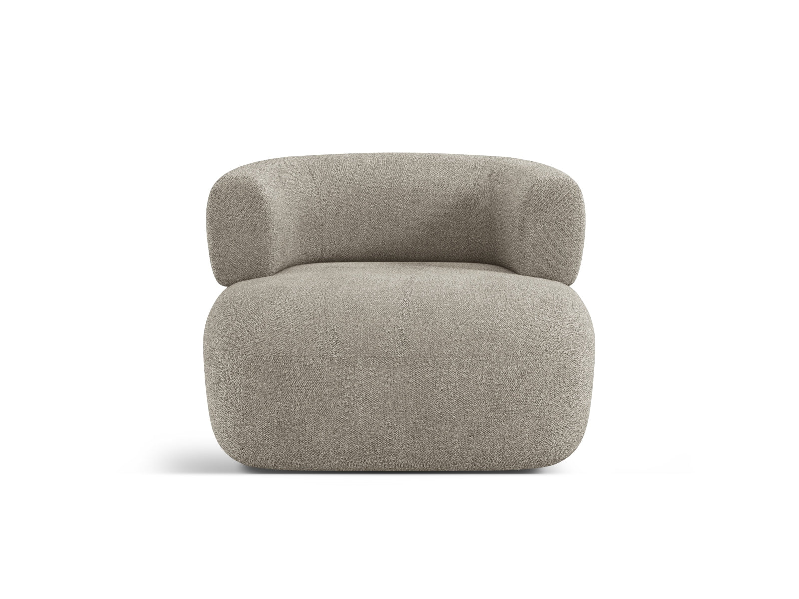 Jenny Sessel 1 Sitz in Light Grey präsentiert im Onlineshop von KAQTU Design AG. Sessel ist von Micadoni