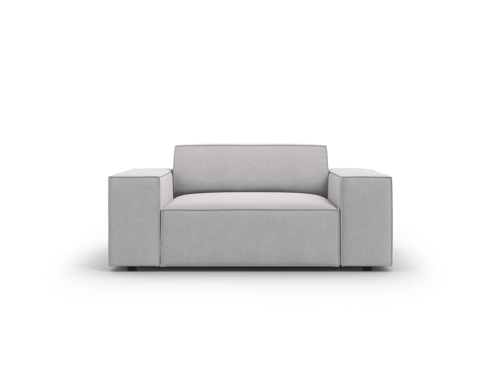 Jodie Sessel 1 Sitz in Light Grey-Megan präsentiert im Onlineshop von KAQTU Design AG. Sessel ist von Micadoni