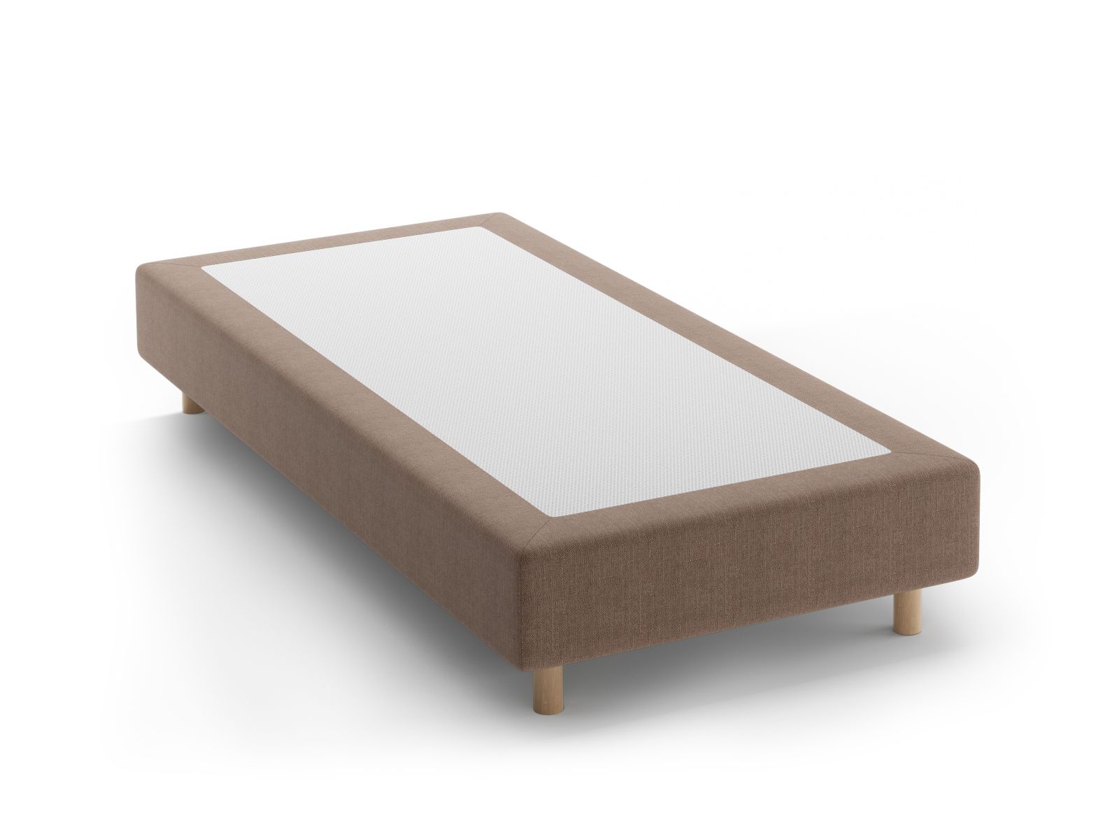 Bettgestell Whale 100cm in Light Brown-Babel präsentiert im Onlineshop von KAQTU Design AG. Bettgestell ist von Micadoni