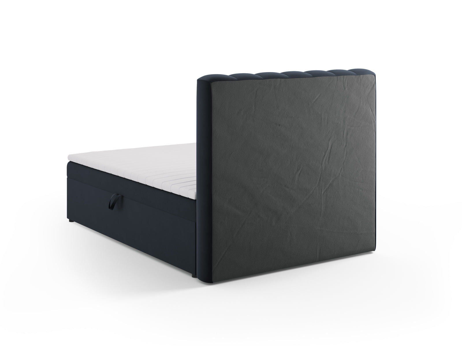 Entdecken Sie das Kelp Boxspring Bett Set von Micadoni: stilvolles Kopfteil, stabile Boxspring und hochwertige Matratze mit Topper für erholsamen Schlaf.