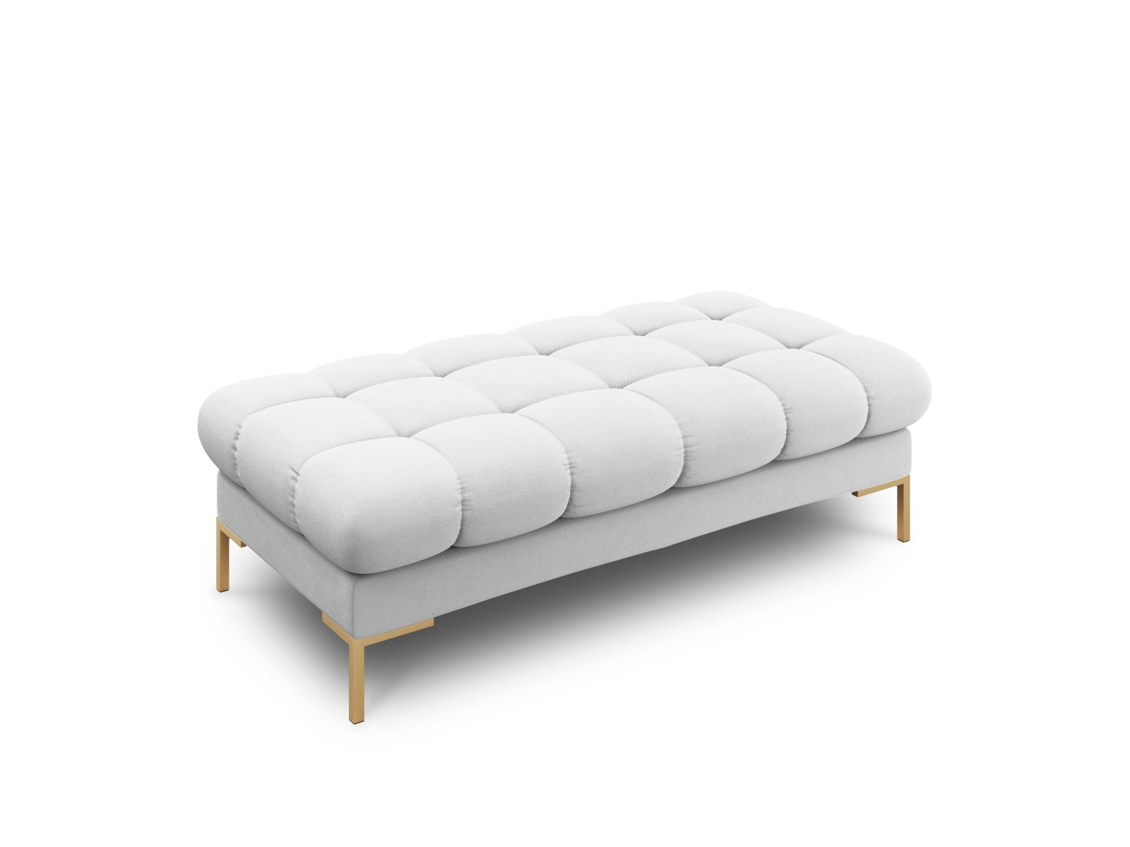 Mamaia Bank 2 Sitzer in Light Grey/Gold präsentiert im Onlineshop von KAQTU Design AG. Sitzbank ist von Micadoni