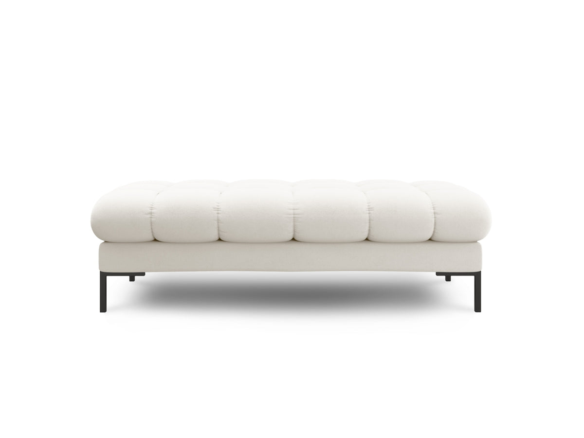 Mamaia Bank 2 Sitzer in Light Beige/Schwarz-Neve präsentiert im Onlineshop von KAQTU Design AG. Sitzbank ist von Micadoni