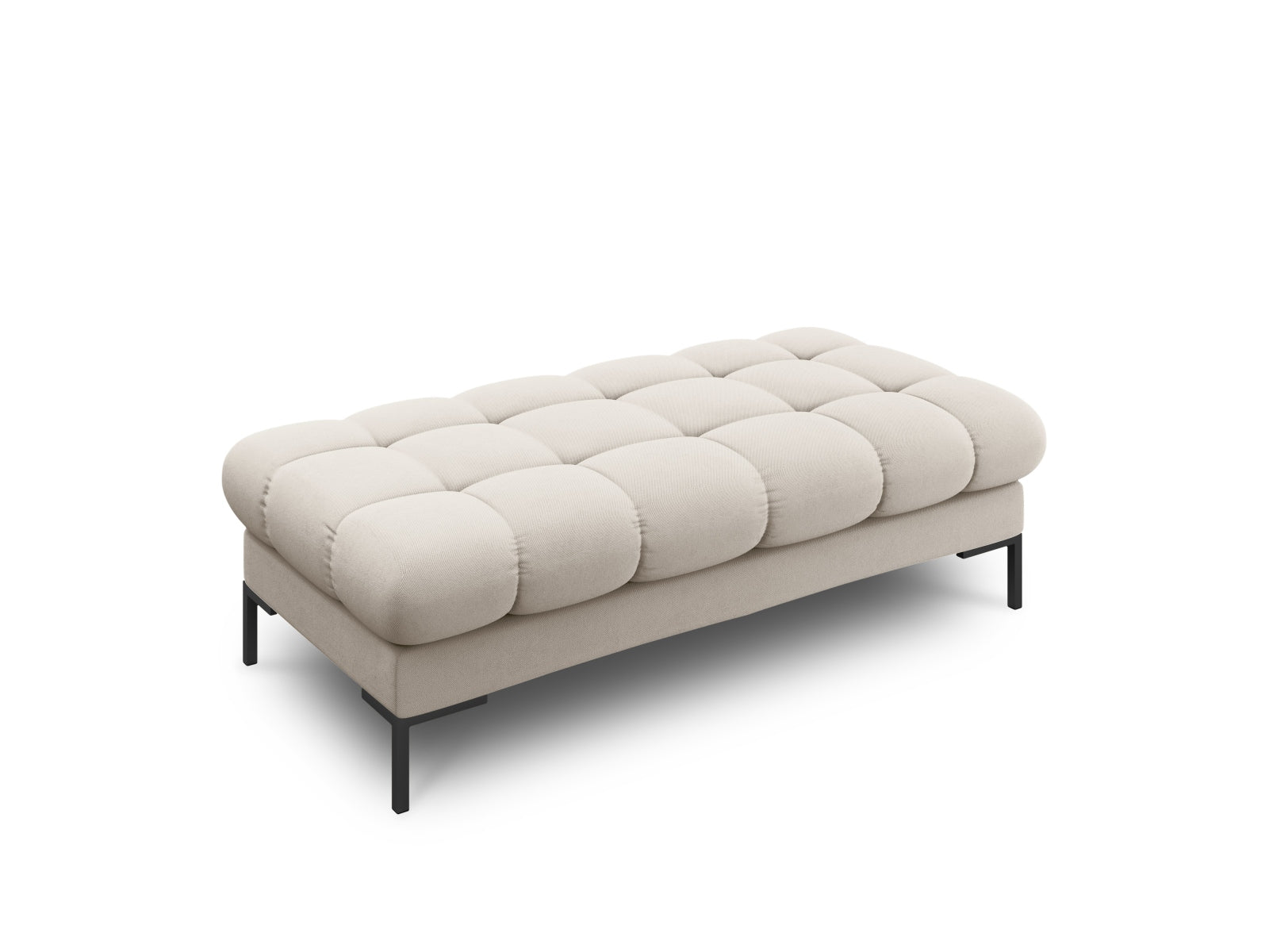 Mamaia Bank 2 Sitzer in Beige/Schwarz präsentiert im Onlineshop von KAQTU Design AG. Sitzbank ist von Micadoni