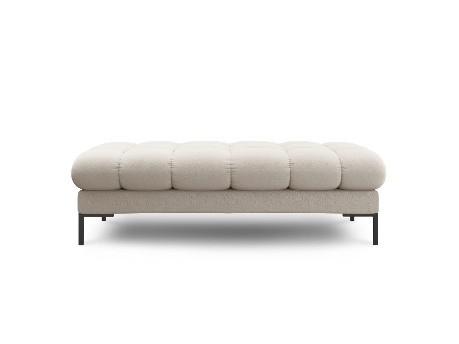 Mamaia Bank 2 Sitzer in Beige/Schwarz-Neve präsentiert im Onlineshop von KAQTU Design AG. Sitzbank ist von Micadoni
