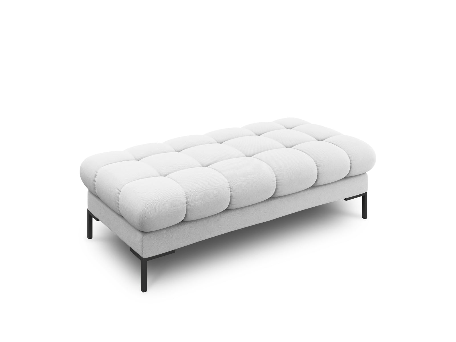 Mamaia Bank 2 Sitzer in Light Grey/Schwarz präsentiert im Onlineshop von KAQTU Design AG. Sitzbank ist von Micadoni