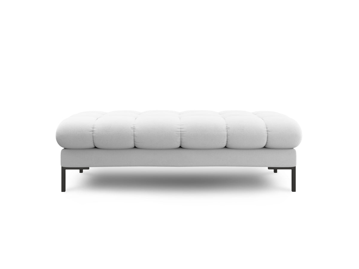 Mamaia Bank 2 Sitzer in Light Grey/Schwarz-Neve präsentiert im Onlineshop von KAQTU Design AG. Sitzbank ist von Micadoni
