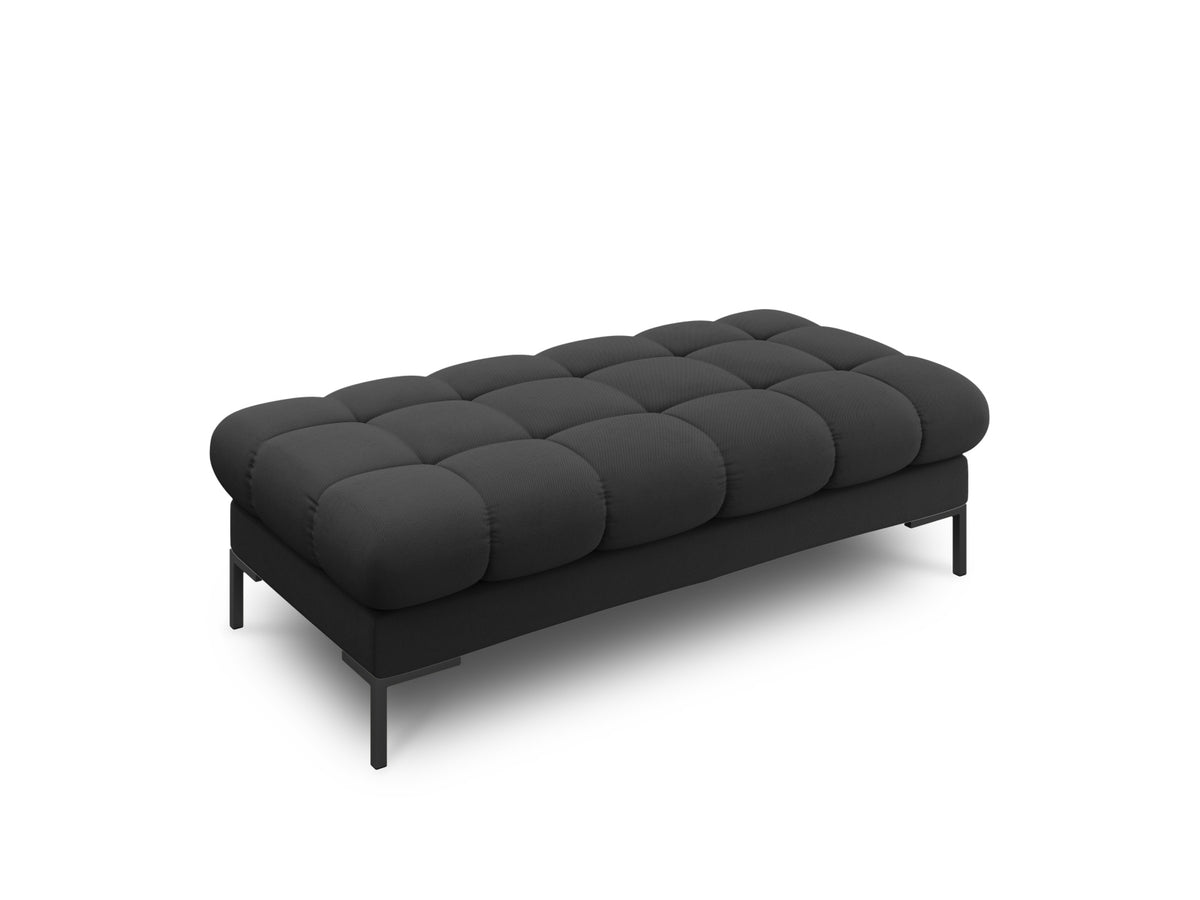 Mamaia Bank 2 Sitzer in Dark Grey/Schwarz-Neve präsentiert im Onlineshop von KAQTU Design AG. Sitzbank ist von Micadoni