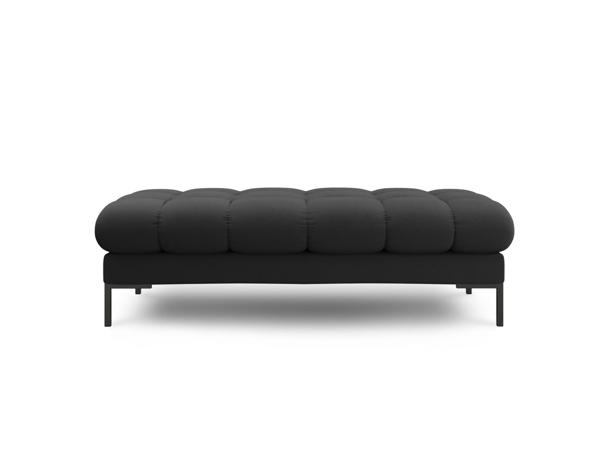 Mamaia Bank 2 Sitzer in Dark Grey/Schwarz-Neve präsentiert im Onlineshop von KAQTU Design AG. Sitzbank ist von Micadoni